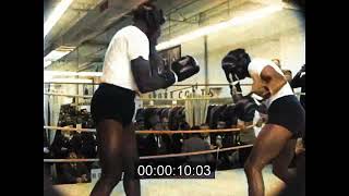 RARE! Sugar Ray Robinson Sparring - HD Color