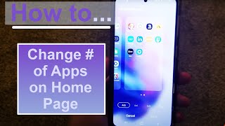 How to Change the Number of Apps per Page on the Samsung Galaxy S21 Home Page