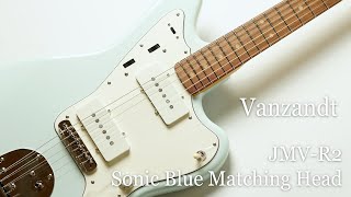 White Guitars - Vanzandt / Sonic Blue Matching Head