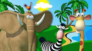 Gazoon | Hot Days In Jungle | Jungle Book Stories | Funny Animals Cartoons For Kids