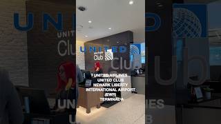 United Club - Newark Liberty International Airport (EWR) - Terminal A - #UnitedAirlines #AirportLife