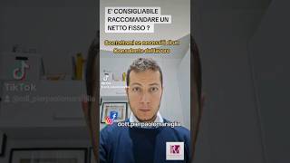 E' corretto raccomandare uno stipendio con un netto fisso ?