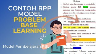 CONTOH RPP MODEL PROBLEM BASE LEARNING (PBL) UNTUK PPG