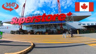 360 Degree Video of Shopping in Superstore in Langley, BC, Canada