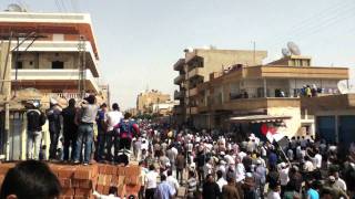 Dissident demonstration in al-Qamishli (Qamişlo, Syria) - September 30, 2011 www.kurdwatch.org