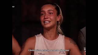 Aralarında ne kadar sorun olsa da herkesle vedalaştı #survivor2022allstar