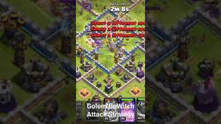 Golem Bowler Witch Attack Strategy in clash of clans