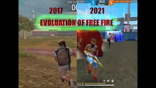 🔥Evolution of FREE FIRE 2017 2021🔥