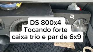 Taramps DS 800X4 Tocando Forte Piseiro.