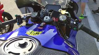 2015 Yamaha R1 track bike