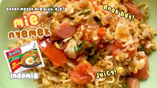 mie nyemek. Cobain cara baru masak mi indomie! Enakk