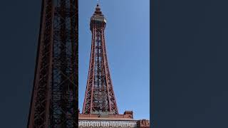 The Lancaster WW2 Bomber flying by Blackpool Tower   #RAF #WW2Bomber #Blackpool #Blackpool Tower