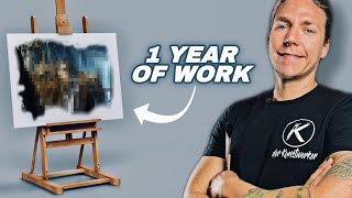 How I Paint My Biggest Artwork