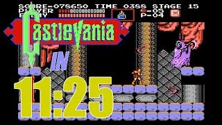 Castlevania 1 Any% Speedrun in 11:25.767 [Former World Record]