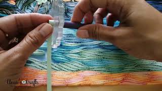 How to flat the quilling coils  without the center popping out | Shaped-Marquise