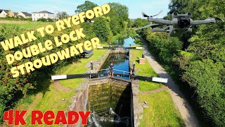 A quick walk along the Stroudwater canal to the beautiful double lock at Ryeford 2023