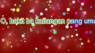 Kahit Ayaw Mo Na - This Band (Karaoke Version)