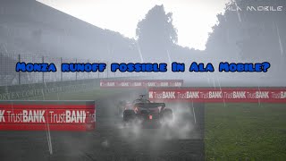 Monza Runoff Possible in ALA Mobile?