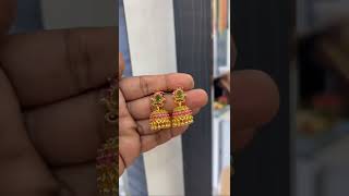 Latest Gold Jhumka Designs 2024/Temple jhumka designs/latest gold earrings designs#new#gold#earrings