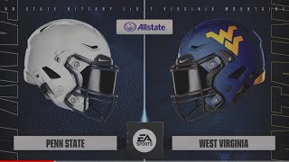 Penn State (0-0) vs. West Virginia (0-0) | NCAA 25 Simulation WEEK 1