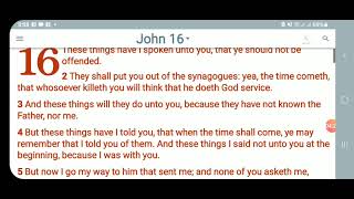 KJV-Daily Bible: a.m. John 16:1-33