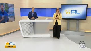 Trecho final do "Hora 1" e início do "Bom Dia Alagoas" de 29/02/2024 na TV Gazeta