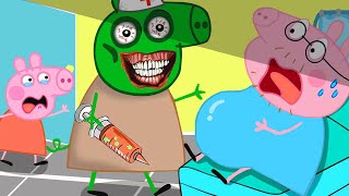 Peppa Zombie Apocalypse, The hospital Doctor is a Zombie🧟‍♀️ | Peppa Pig Funny Animation