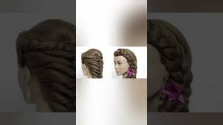 |open braid hairstyles for mehndi| #youtube #2023shorts