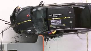 2012 -  2013 Chevrolet Sonic small overlap IIHS Crash Test