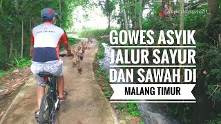 Gowes Asyik di Jalur Sayur dan Sawah Malang Timur