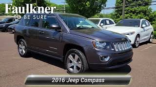 Used 2016 Jeep Compass High Altitude Edition, Willow Grove, PA GD795494