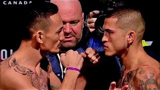 Clip From Holloway Pettis Weigh In UFC