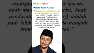 Kata-kata Bijak Terbaik Ustadz Yusuf Mansur Penuh Motivasi Dan Inspirasi