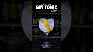 Cóctel Gin Tonic 🍋 Tutorial Bartender #GarnishEventos