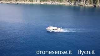 peschereccio con drone