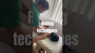 Massage Rolling techniques for kyphotic patients (@fiziomasaj)