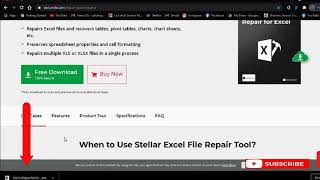 STELLAR REPAIR FOR CORRUPT EXCEL FILE AND DATA RECOVERY