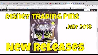 New Disney Park Trading Pins Week 1 July 2018