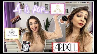 A IS FOR.... ABH, ARDELL, ARTIST COUTURE || First Impressions and Favs || Cruelty Free A to Z