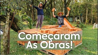 COMEÇARAM AS OBRAS DA OFICINA!