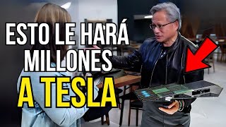 El CEO de NVIDIA acaba de filtrar algo MASIVO sobre Tesla Robotics