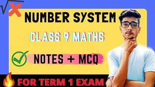 Number System Class 9 Notes | Class 9 Maths Chapter 1 | Class 9 Term 1|