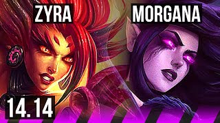 ZYRA & Kai'Sa vs MORGANA & Caitlyn (SUP) | 1600+ games, 4/2/12 | EUW Diamond | 14.14