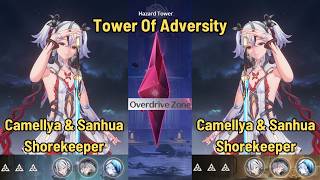 S0 Camellya x S2 Sanhua x Shorekeeper | Hazard Tower | Tower of Adversity | Wuthering Waves 1.4