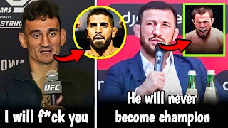 Max Holloway says gameplan is working to beat Ilia Topuria | Merab Dvalishvili goes off on Umar