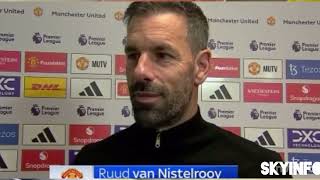 ONLY WAY UP ! Ruud Van Nisteoorooy Post Match Interview | Manchester United 3-0 Leicester City