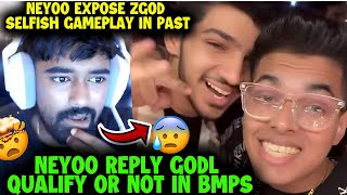 Neyoo Expose Zgod On His Selfish Gameplay 🤣🤯| Neyoo React Godlike Will Qualify or Not?#jonathan