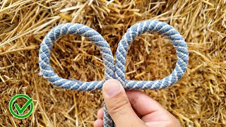 A great trick for tying and untying a rope? A knot that very few people know about!