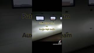 Auxito LeD  high beam 9005 vs. putco halogen bulb