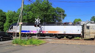 [4K] NJT Pascack Valley Line: Memorial Day Railfanning at Pearl River with 2 Camera Angles